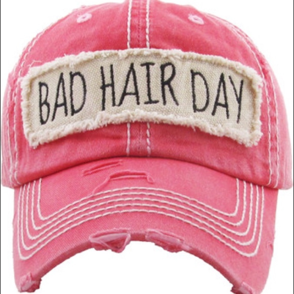 BAD HAIR DAY WASHED VINTAGE BALL CAP